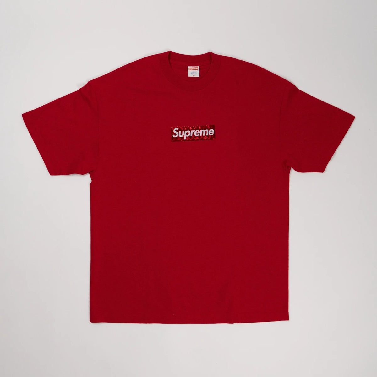 Supreme Red Holographic Box Logo Tee– The Box Logo Collection